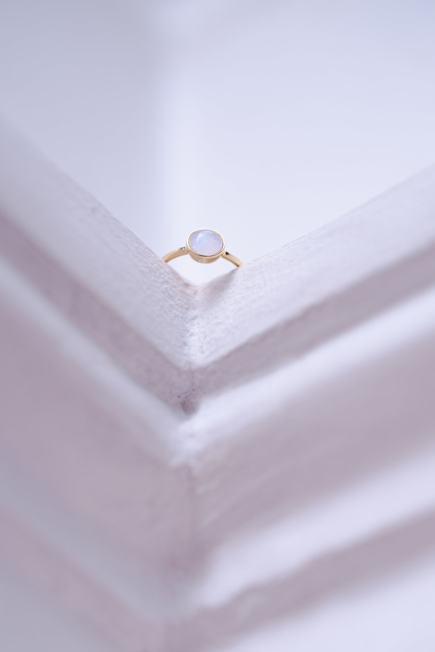 Origin breastmilk keepsake ring in solid gold, understated and timeless