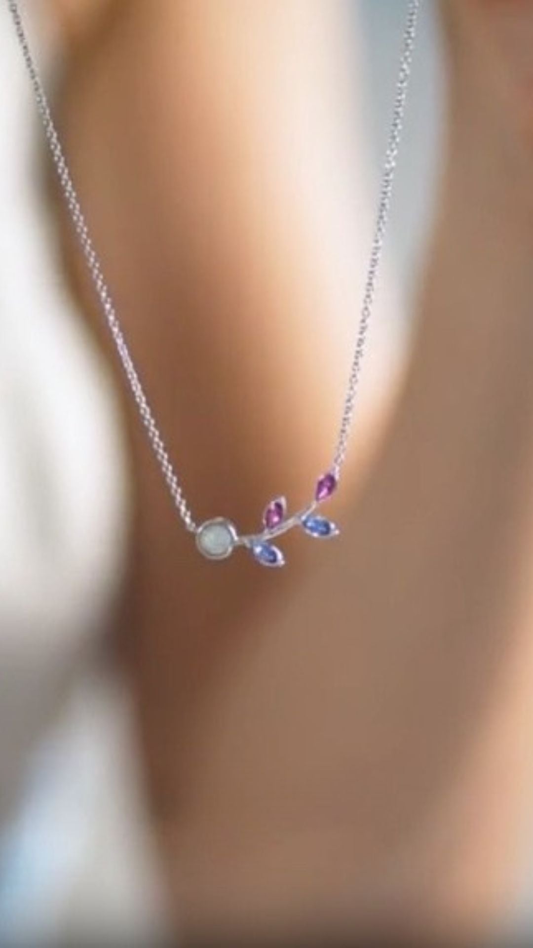 The Nurture Vine Necklace – Love Juno Gems - Main Image
